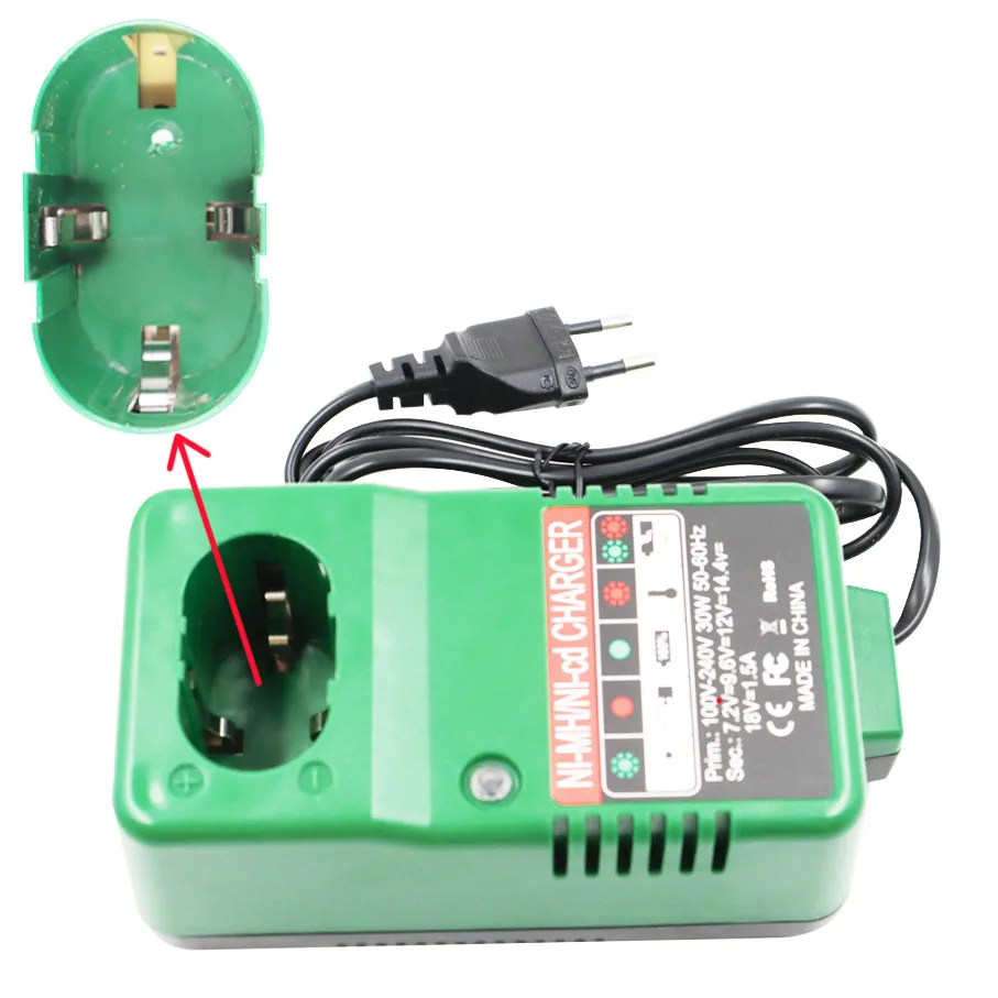 日立 18ボルトバッテリー 充電器セット Ni-cd ni-hmバッテリー充電器日立7.2v 9.6v 12v 14.4v 18vバッテリー