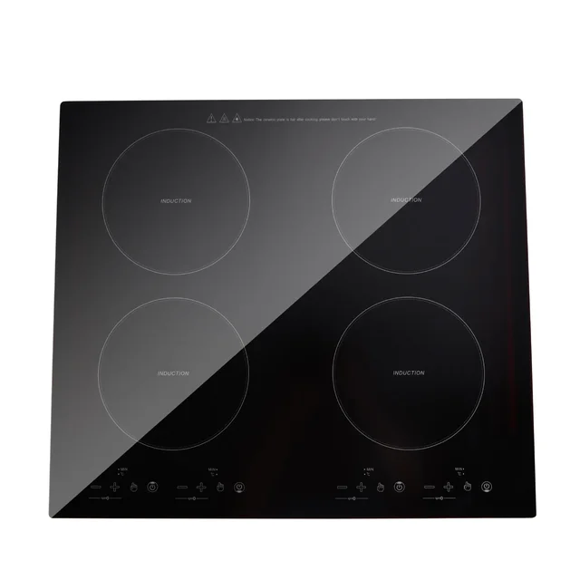 High Power Electric Cooker Induction Cooker Hob Commercial Four-head Built in Cooking Unit Electric Stove Cooktop