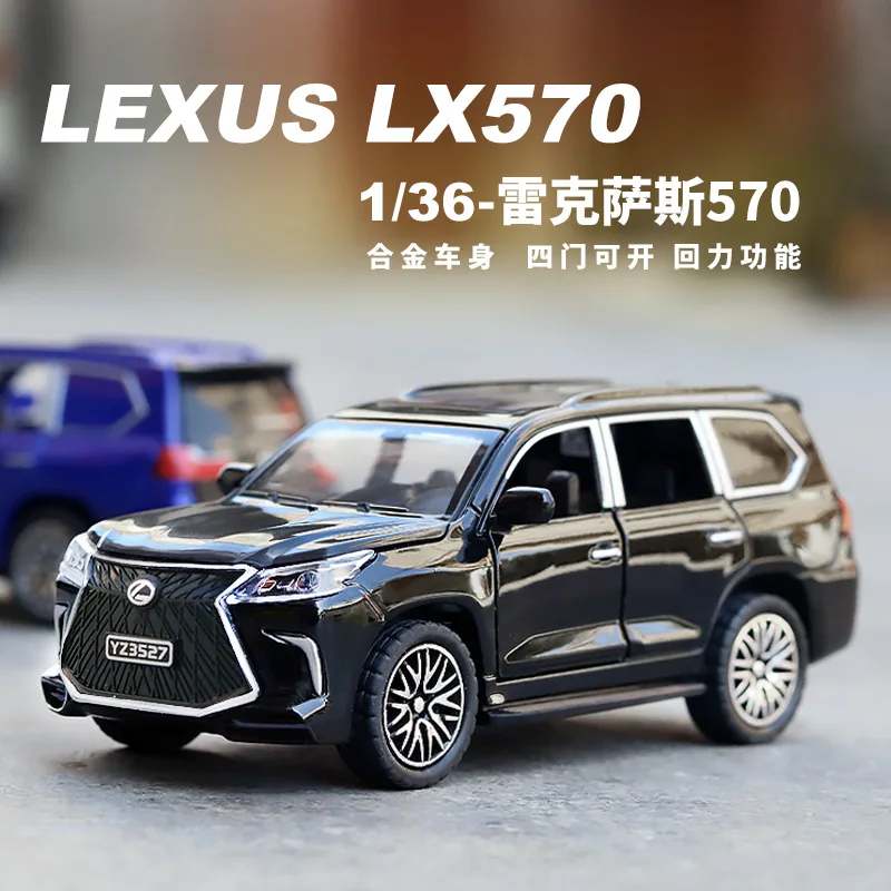 

1:36 Lexus LX570 High Simulation Diecast Car Metal Alloy Model Car Children's toys collection gifts A608