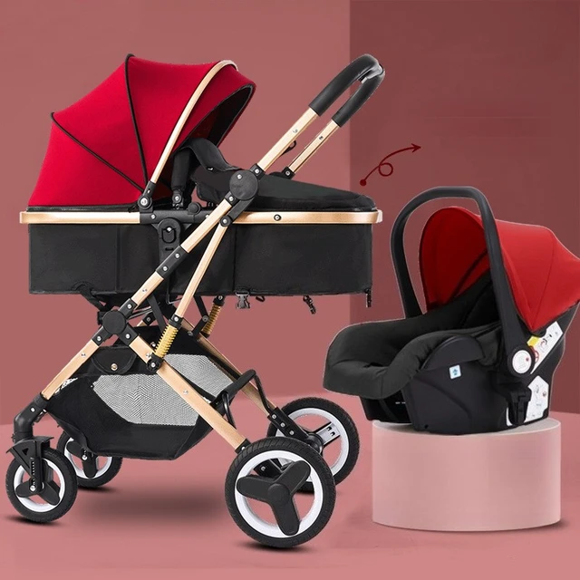 3-in-1 Newborn Baby Stroller 6