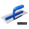 Ceramic 12tile glue thin paste serrated scraper trowel pull groove square tooth shape trowel stainless steel putty knife scraper 4