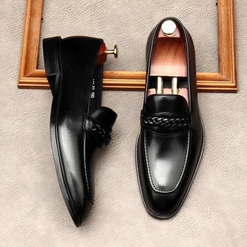 New Shoes Man, foot cover, style, leather production, handmade men's shoes, large, married. Dress size