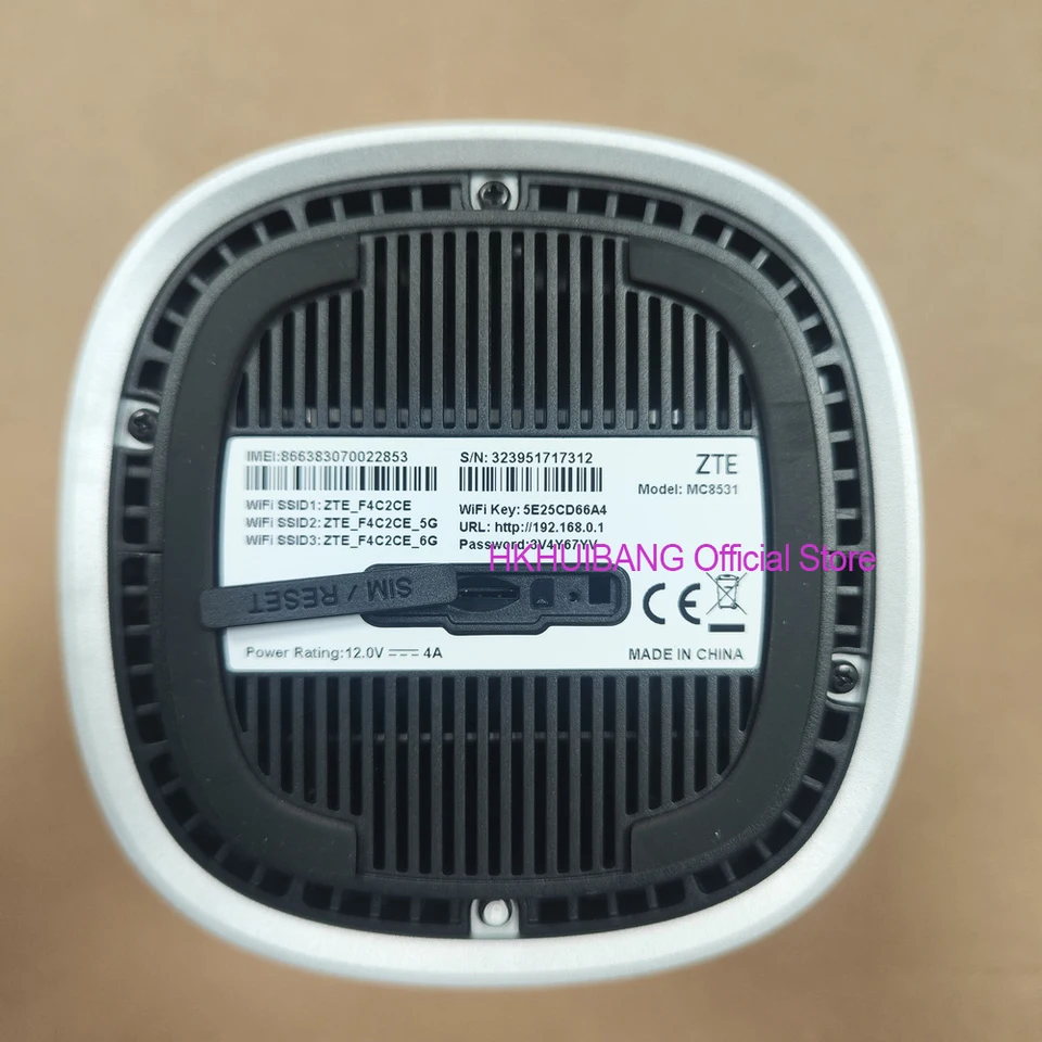 ZTE 5G-A CPE G5 Ultra MC8531 Wi-Fi 7 Tri-bands Be19000 Wireless