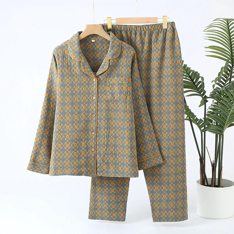 الخريف طويلة الأكمام ملابس خاصة المرأة غزل القطن م...