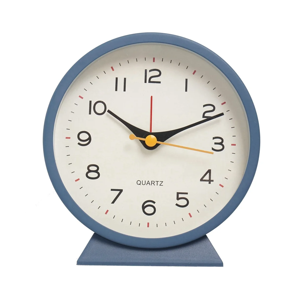 4.5 Inch Battery Operated Antique Retro Analog Alarm Clock, Small