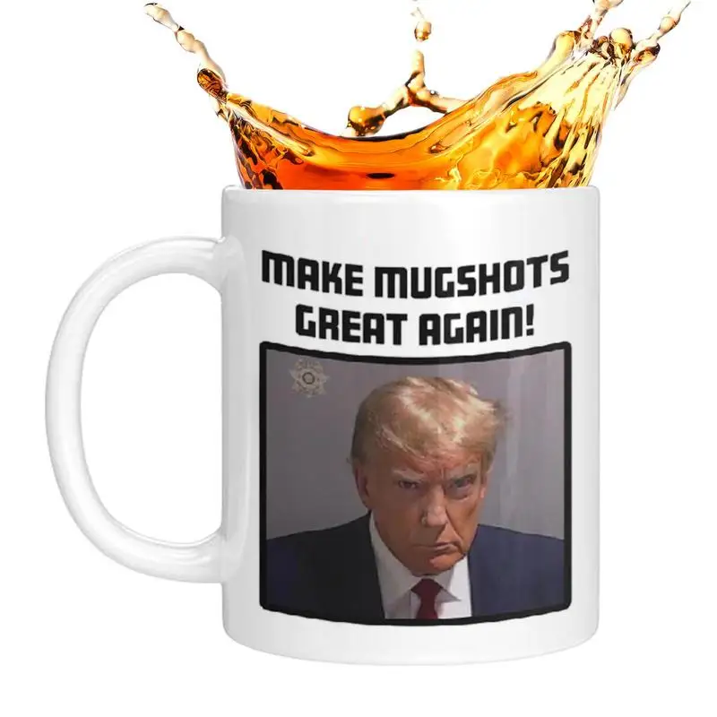 

Never Surrender Mug Trump Mugshot Mug Never Surrender Funny Trump Mugshot Coffee Cup For Coffee Juice Whiskey Water Beer Wine