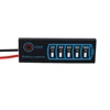 DC5-30V 12V 24V LED Battery Capacity Indicator Power Display Panel Lithium Lead Acid Battery Capacity Voltage Meter Module 4