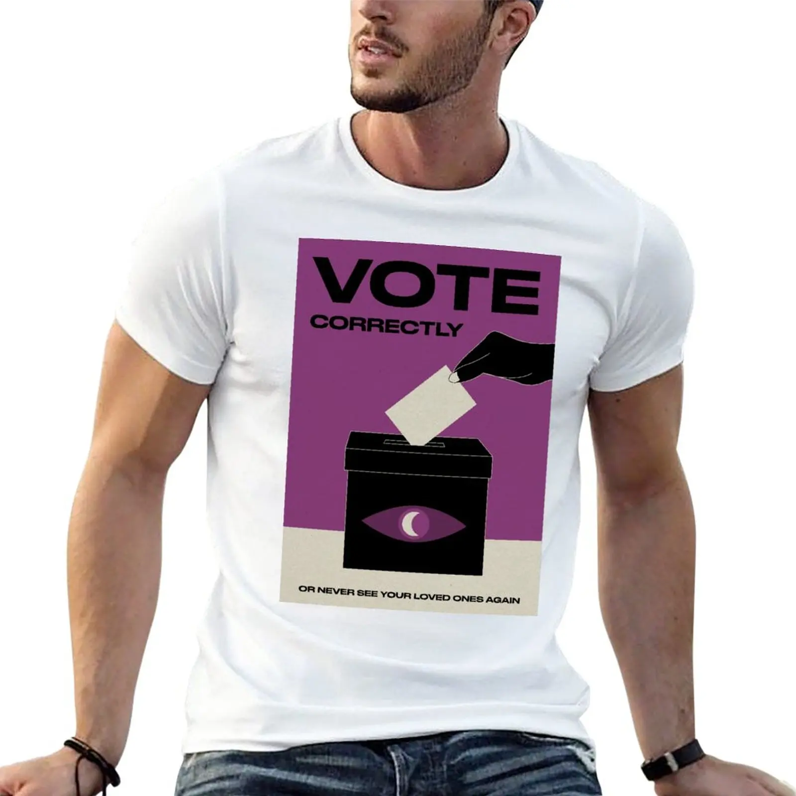 

Vote Cecil poster T-Shirt heavyweights tops t shirts for men cotton