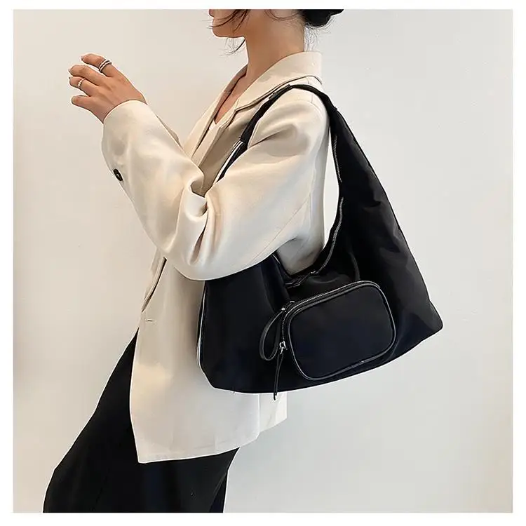 JIAERDI Vintage Black Y2k Handbags Women Hot Girls Harajuku