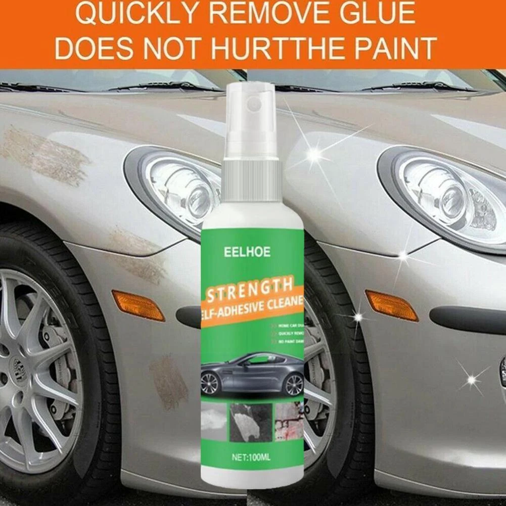100ml Car Sticker Remover Sticky Residue Cleaner Remover Repair Label Spray  Sticker Adhesive Glue Tools Removal Glue Wall G N0q3