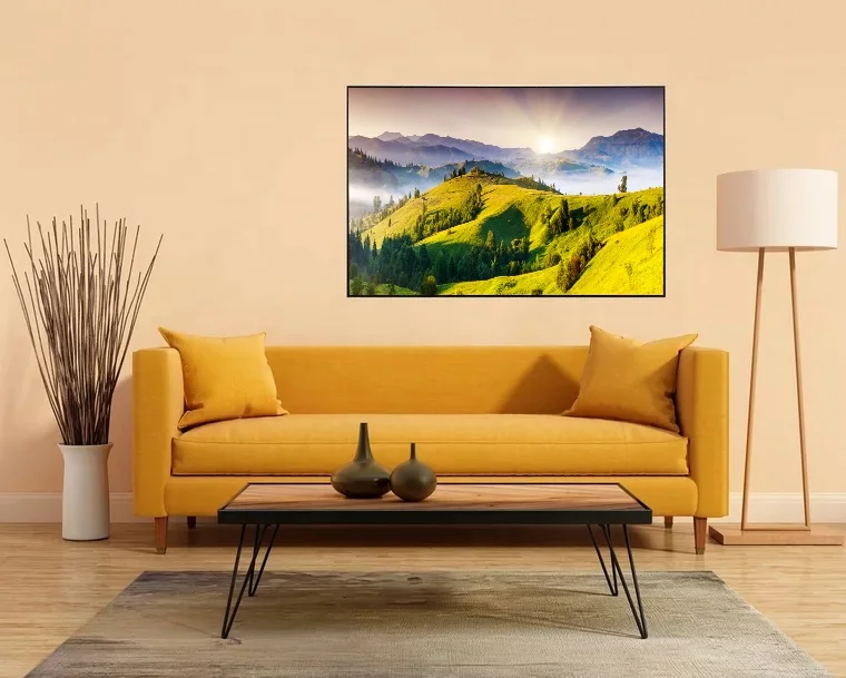 Home Infrared Heater 1200w Far Infrared Heating Panel With Uv Picture Size  100*113.5cm - Electric Heaters - AliExpress
