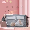 New Folding Mommy Bag Lightweight Portable Folding Crib Bed Large-capacity Baby Backpack Female Mommy Outting Bag Bolsa 2