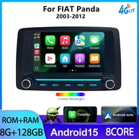 Autoradio Android 15 7 pouces pour FIAT Panda 2003 2004 2005 2006 2007 -2012 Lecteur multimédia stéréo Navigation Autoradio Carplay Auto 1
