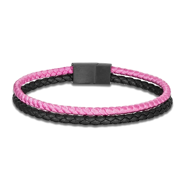 Double Strand Leather Rope Bracelet 8