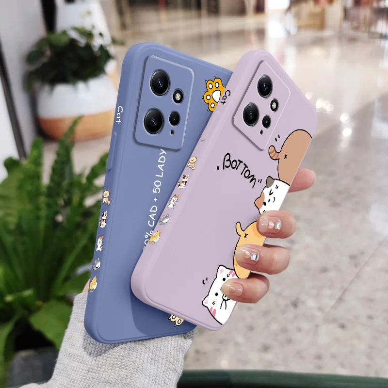 Cat Litter Design Liquid Silicone Phone Case