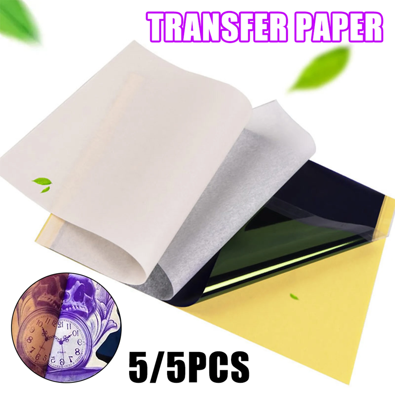 5PCS/50PCS Tattοο Stencil Transfer Papers 4 Layers A4 Size Tattoo Thermal Stencil  Paper for Tattooing to Skin - AliExpress