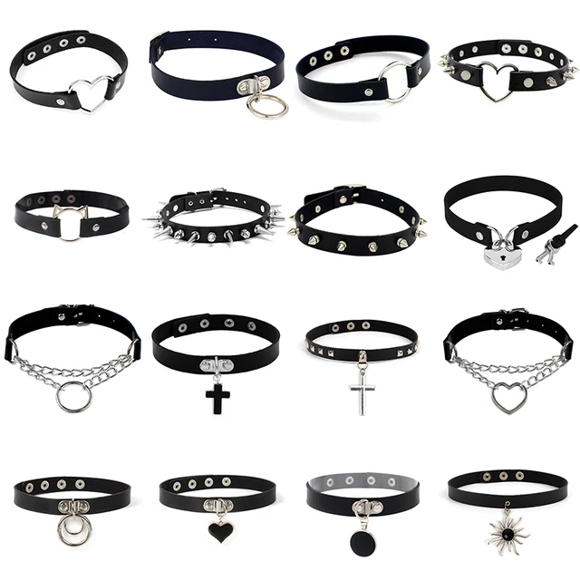 Choker Necklace Girl Punk, Chocker Punk Accessories