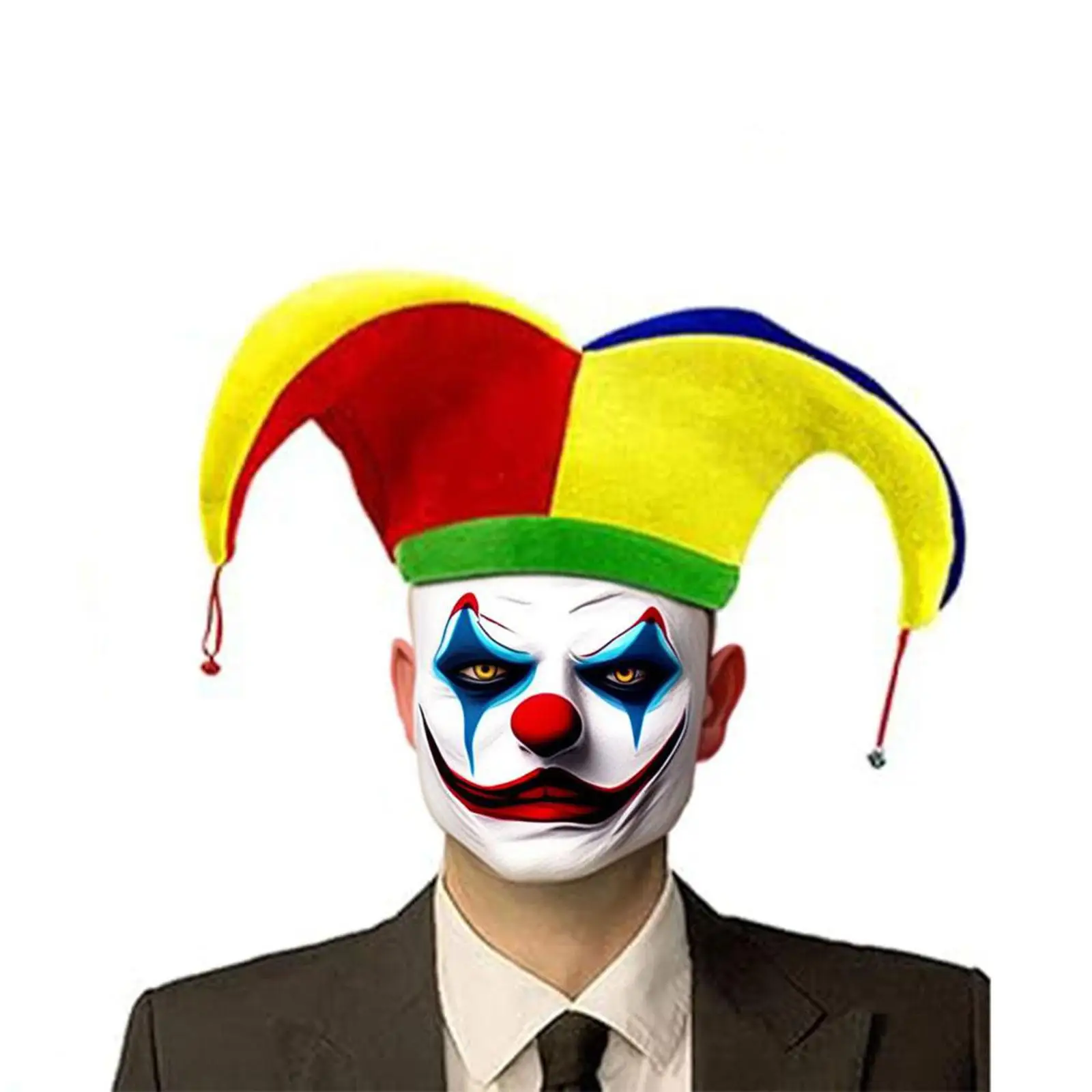 Clown Hat Multicolor Funny Women Men Mardi Gras Party Hat for Halloween Masquerade Fancy Dress Party Clown Costume Cosplay Clown Hat Multicolor Funny Women Men Mardi Gras Party Hat for Halloween Masquerade Fancy Dress Party Clown Costume Cosplay