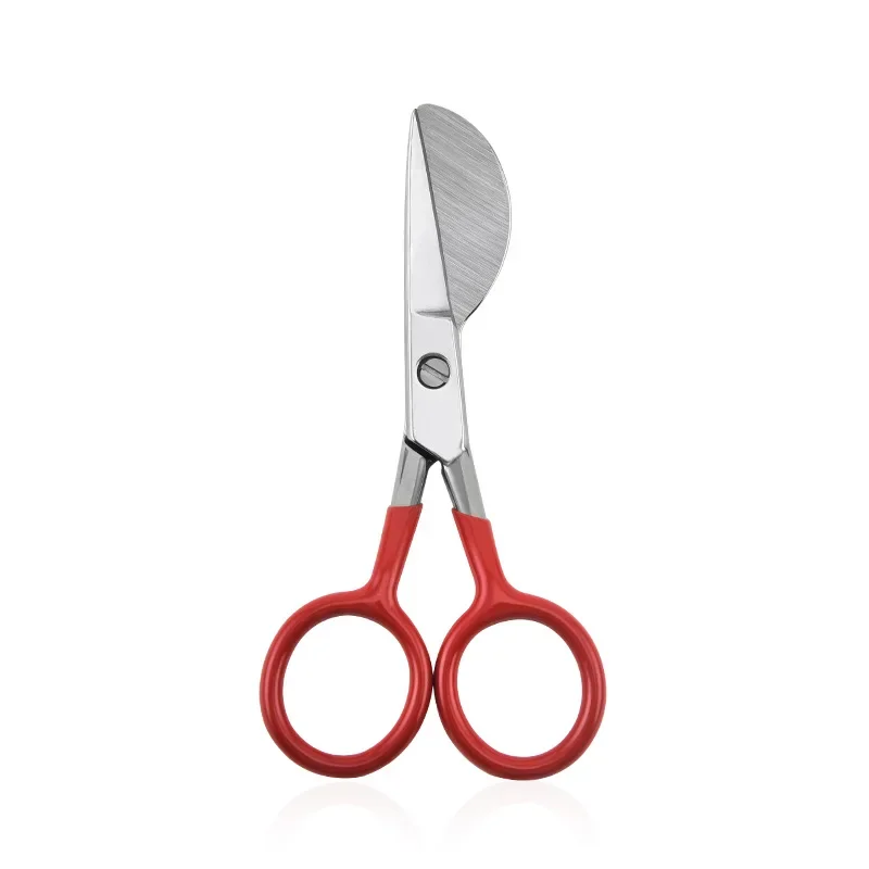 터프트 카펫 트리머 가위 자수 가위 Duckbill Applique 가위 가정용 봉제 공예 가위 부드러운 고무 손잡이
