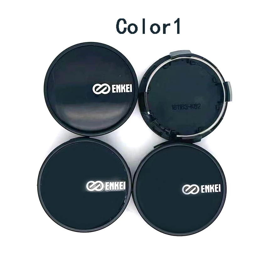 4PCS 62MM 8 Colors Car Wheel Center Caps for Racing ENKEI WHEEL