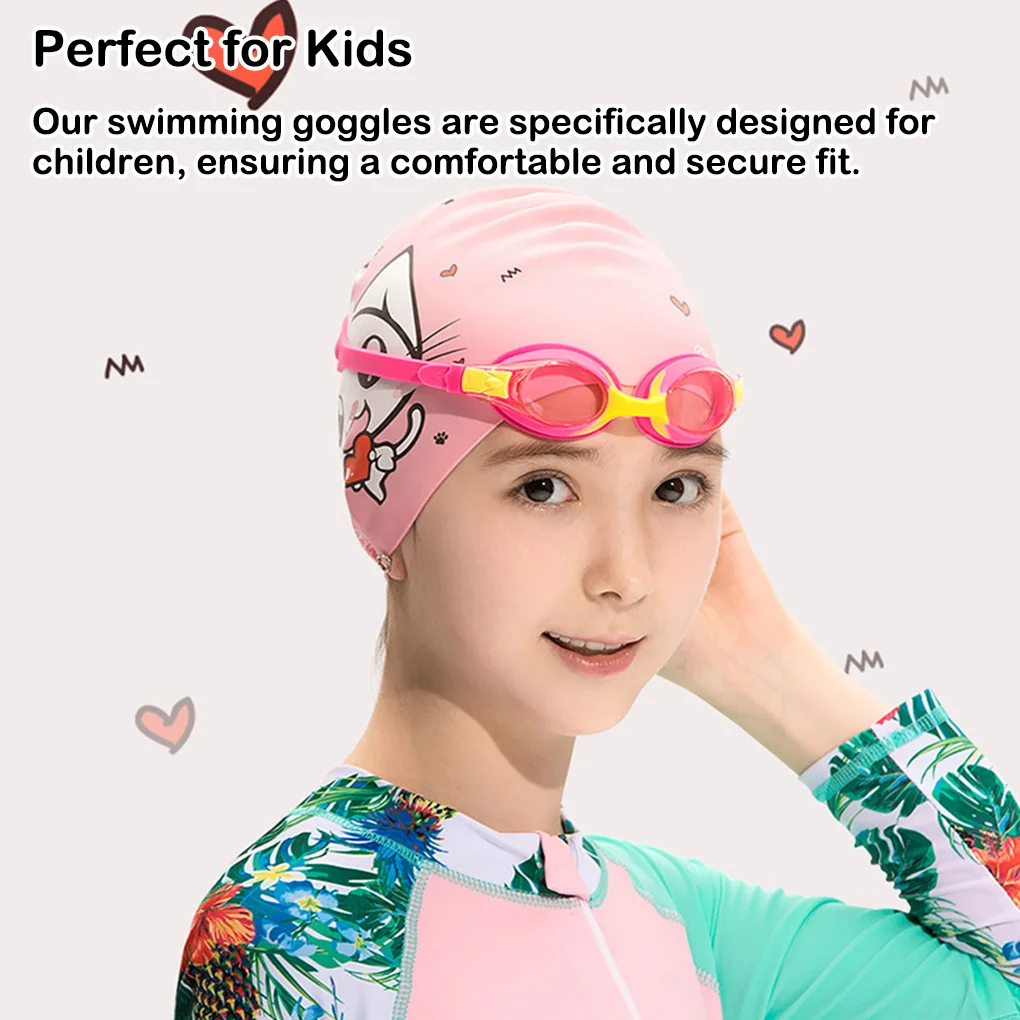 Professional Children Swimming Adjustable Goggles Boys Girls Pool Fog Proof Glasses Eyeglasses Sports Gear Accessories
