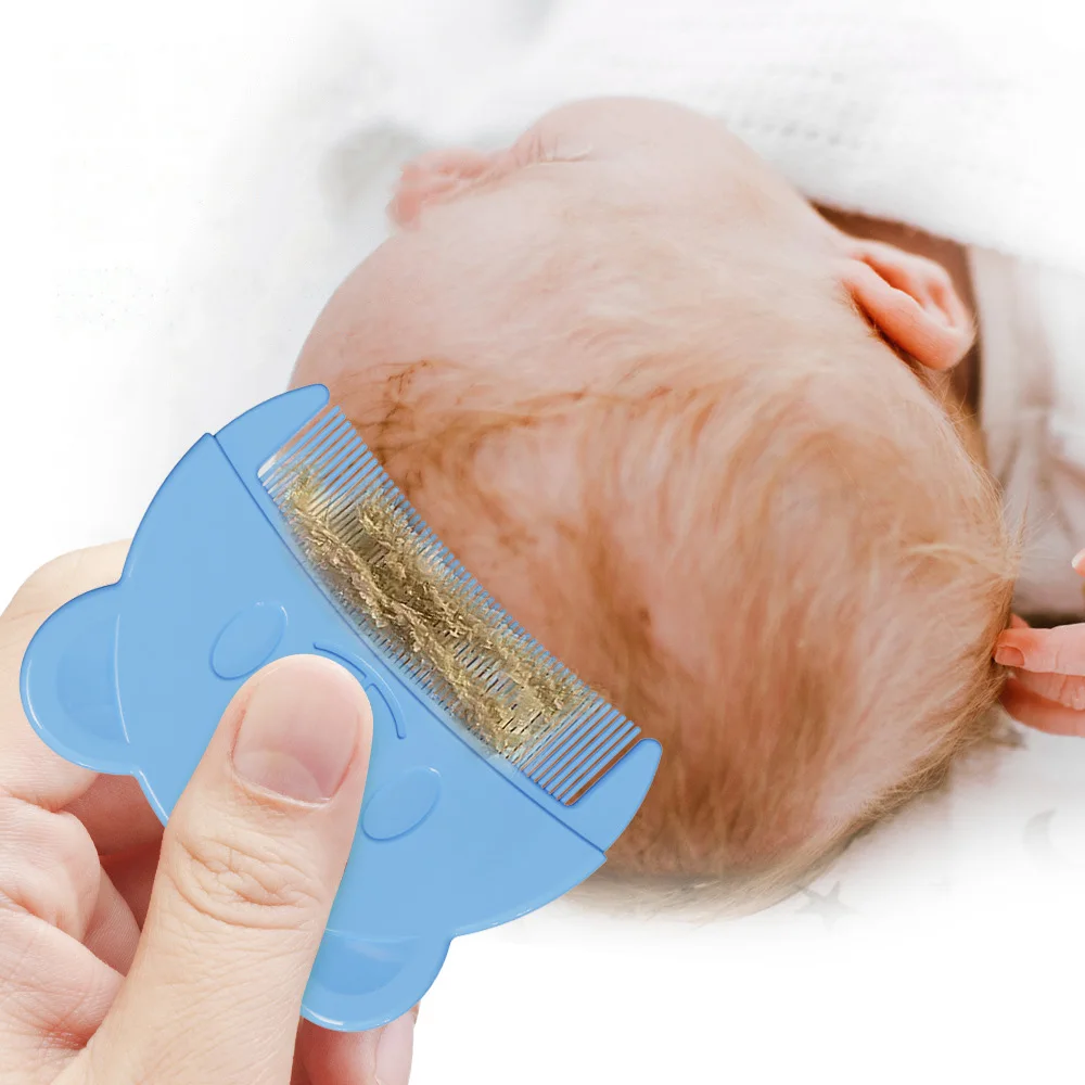 Kawaii Bear Baby Comb Removing Mud Massage Comb for Newborn Infant Hair Care Brushes Baby Girl Princess Playing House Brushes