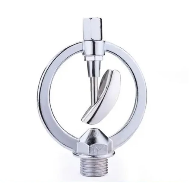 360 Fokos Forgó Cinkfém Pillangó Fej Öntöző Sprinkler Nagy Teherbírású Kerti Gyep Táj Üvegházhatású Spray -Tartozékok - Image 2