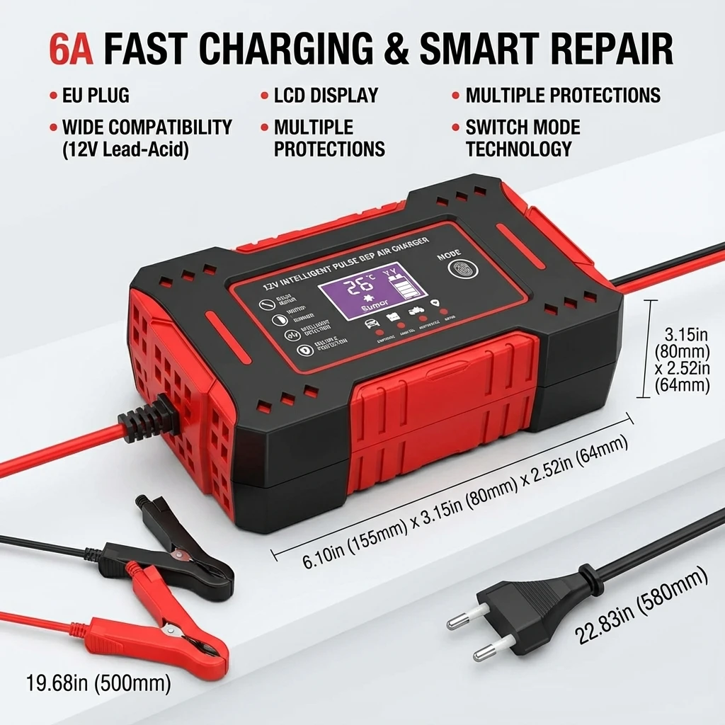 12V Smart Battery Charger 6