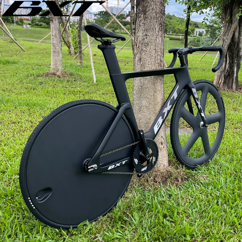BXT Track Complete Bike Carbon Fiber Fixed Gear Bicycle