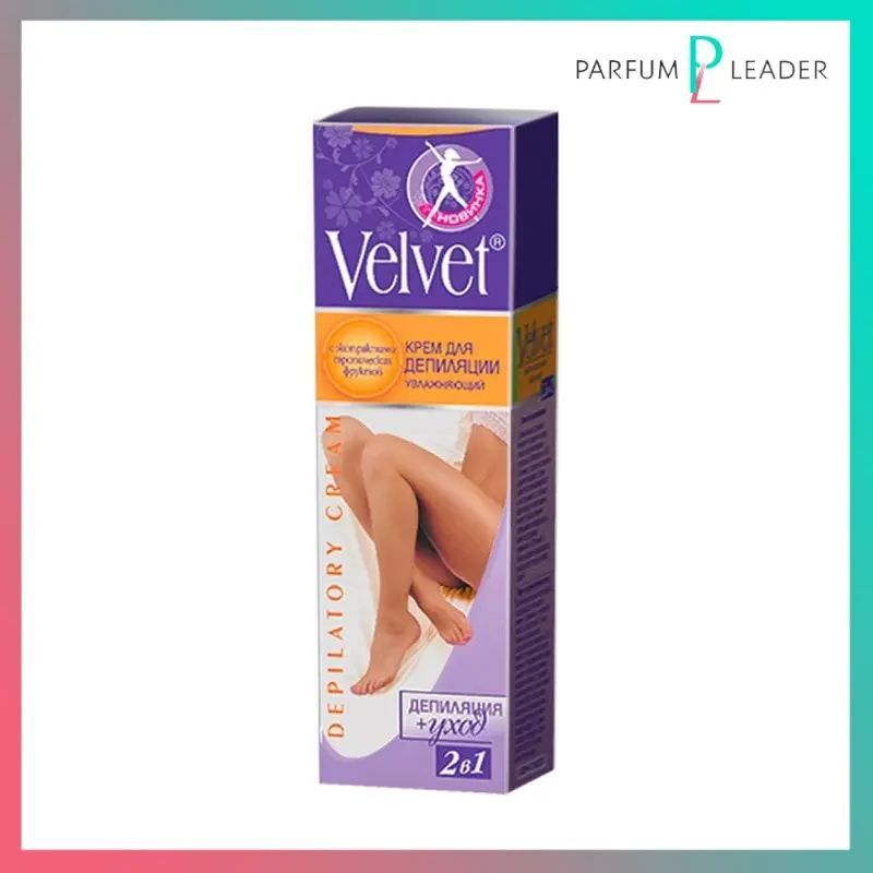 Depilatory cream velvet 2 in 1 with extract of tropical fruit 100 ml perfume leader | Красота и здоровье