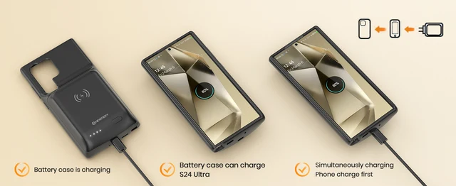 Newdery-Samsung Galaxy s24ウルトラ5g用の高速ワイヤレス充電 Newdery-Samsung Galaxy s24ウルトラ5g用の高速ワイヤレス充電