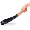 46.5CM Genuine COW LEATHER Leather Whip Handwork Make Ancient Wooden Handle,Riding Crop Party Flogger Whip 1