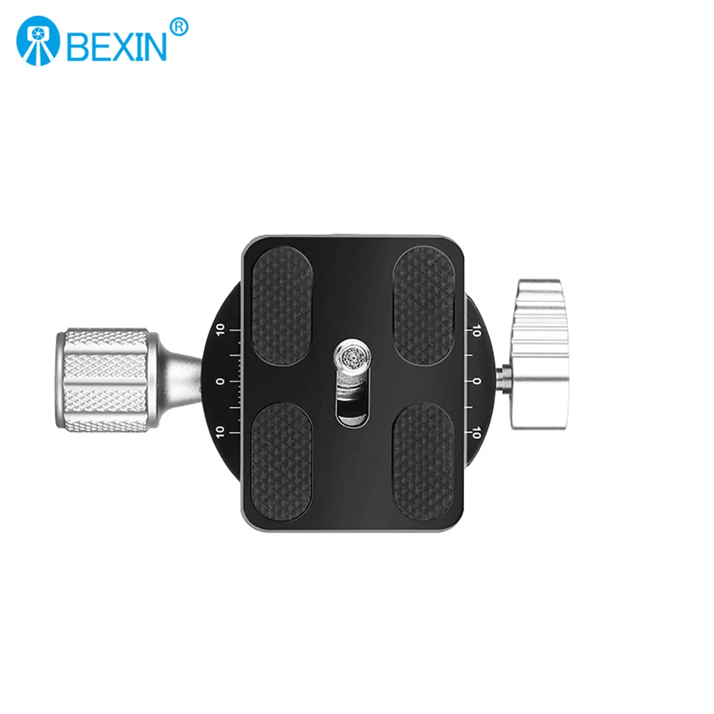 Camera Clamp Camera Tripod Plate Camera Tripod Adapter Camera Mount Plate Tripod Adapter Mount BEXIN QJ-07 360&deg; Rotate Panoramic Shooting Camera Clamp Quick Release Clamp Arca Swiss Tripod Plate Adapter