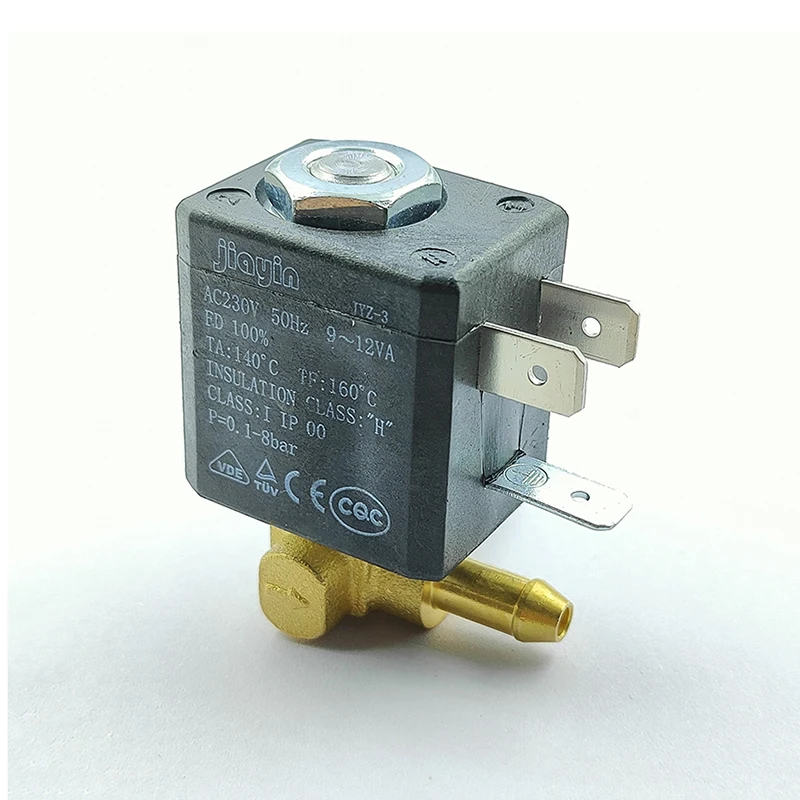 Description Picture 2 of itemJiayin JYZ-3 AC220V 230V G1/8" Electric Brass Solenoid Valve Normally Closed Steam Iron Machine Gas Hot Water Flow Control Valve
