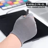 Non-slip Touchscreen Nylon Gloves Men Women Summer Outdoor Riding Sport Fitness Breathable Non-slip Sunscreen Half Finger Gloves 3