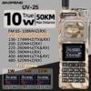 Baofeng UV-25 Walkie Talkie Air Band Long Range UHF VHF AM Wireless Copy Frequency 999CH  NOAA Type-C Charger Ham Two Way Radio 1
