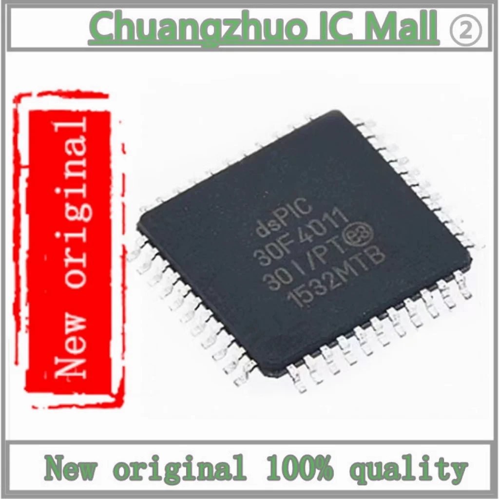 1pcs/lot DSPIC30F4011-30I/PT DSPIC30F4011-30I DSPIC30F4011 IC MCU 16BIT 48KB FLASH 44TQFP Chip New original