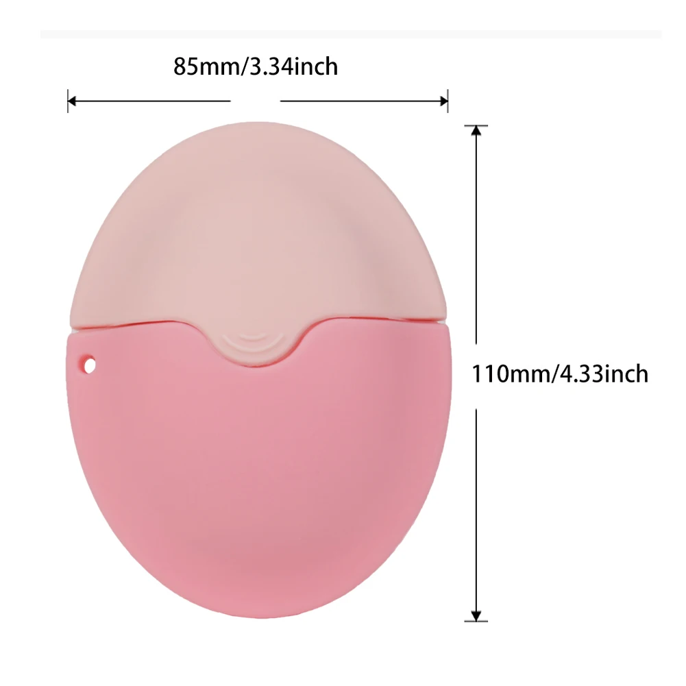 Roll on Sponge Applicator Silicone Sun Lotion Applicator Refillable Suncream Roller Applicator Oval for Outdoor Travel