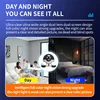 Dual Lens Robot Camera Dual Screen Monitoring All-Around Viewing Long Battery Life Monitor Mobile Walking Camera Home Customized 2