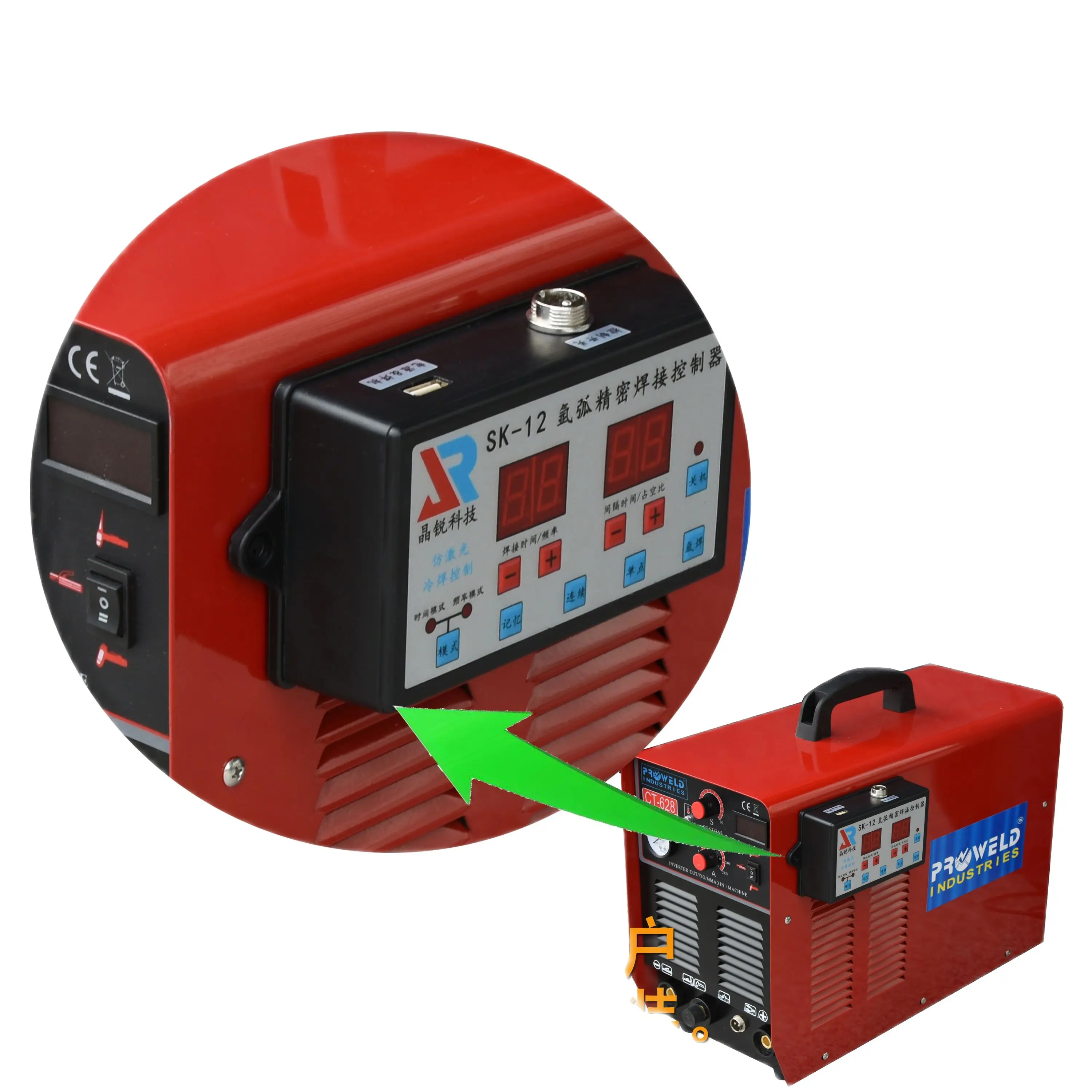 TIG Welding Machine Modified Cold Welding Machine Controller Imitating Laser Stainless Steel Mold SK-12 Controller