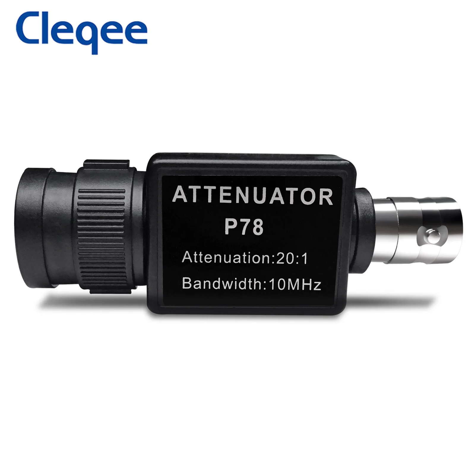 P78 20:1 Signal Attenuator 10MHz Bandwidth Oscilloscope Accessories BNC Adapter 