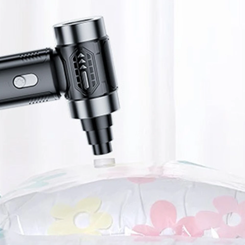 Mini Violent Turbo Fan 100000RPM High Speed Supercharged Hurricane Turbine Fan Brushless Motor 4500Pa for Home Car Outdoor