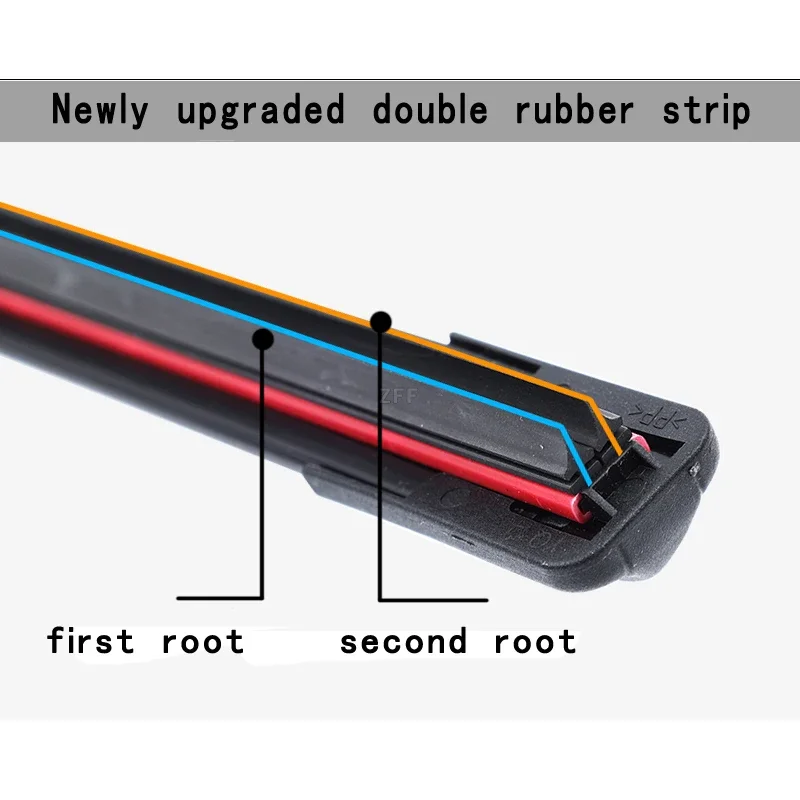 14" Double Layer Frameless Wiper Blade 3
