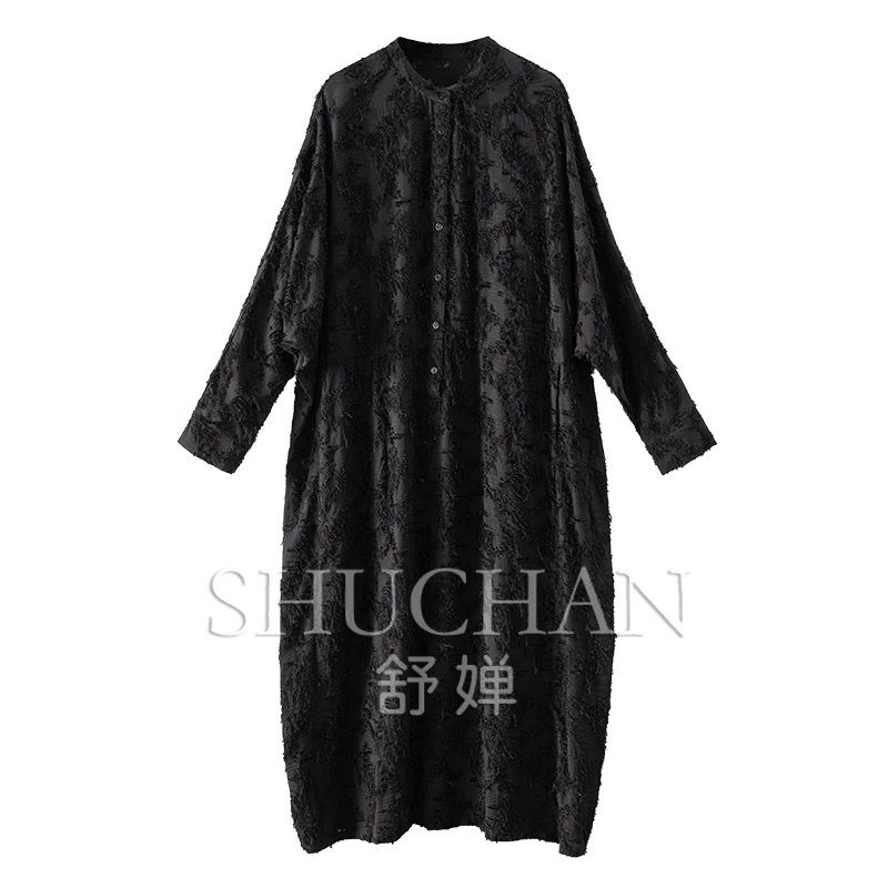 

Batwing Sleeve black dress women oversized loose 2024 new summer dress women vestidos de verano mujer dresses