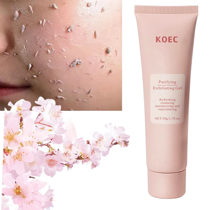 Revitalize Skin Fruit Acid Peeling Gel Facial Cleansing Exfoliating Peeling Scrub Deep Clean Acne Blackhead Remove Face Cleanser facial cleanser
