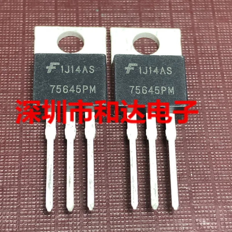 

5PCS-10PCS HUF75645PM 75645PM TO-220 100V 75A ORIGINAL STOCK NEW