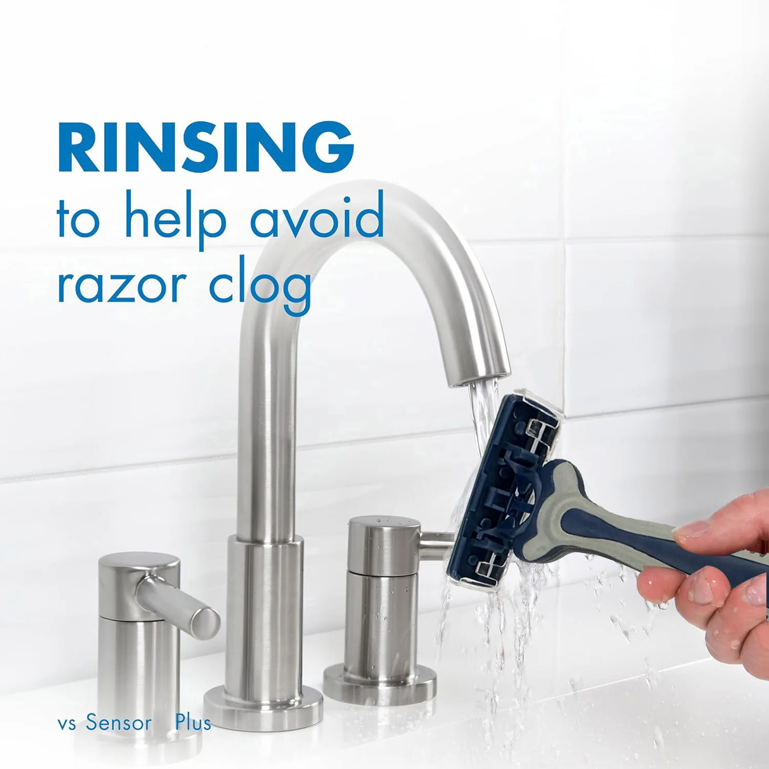 남성용 일회용 면도기, 윤활 스트립과 회전 헤드가 있는 3중 면도날, 패키지당 6개, 남성용 수염 면도기 트리머