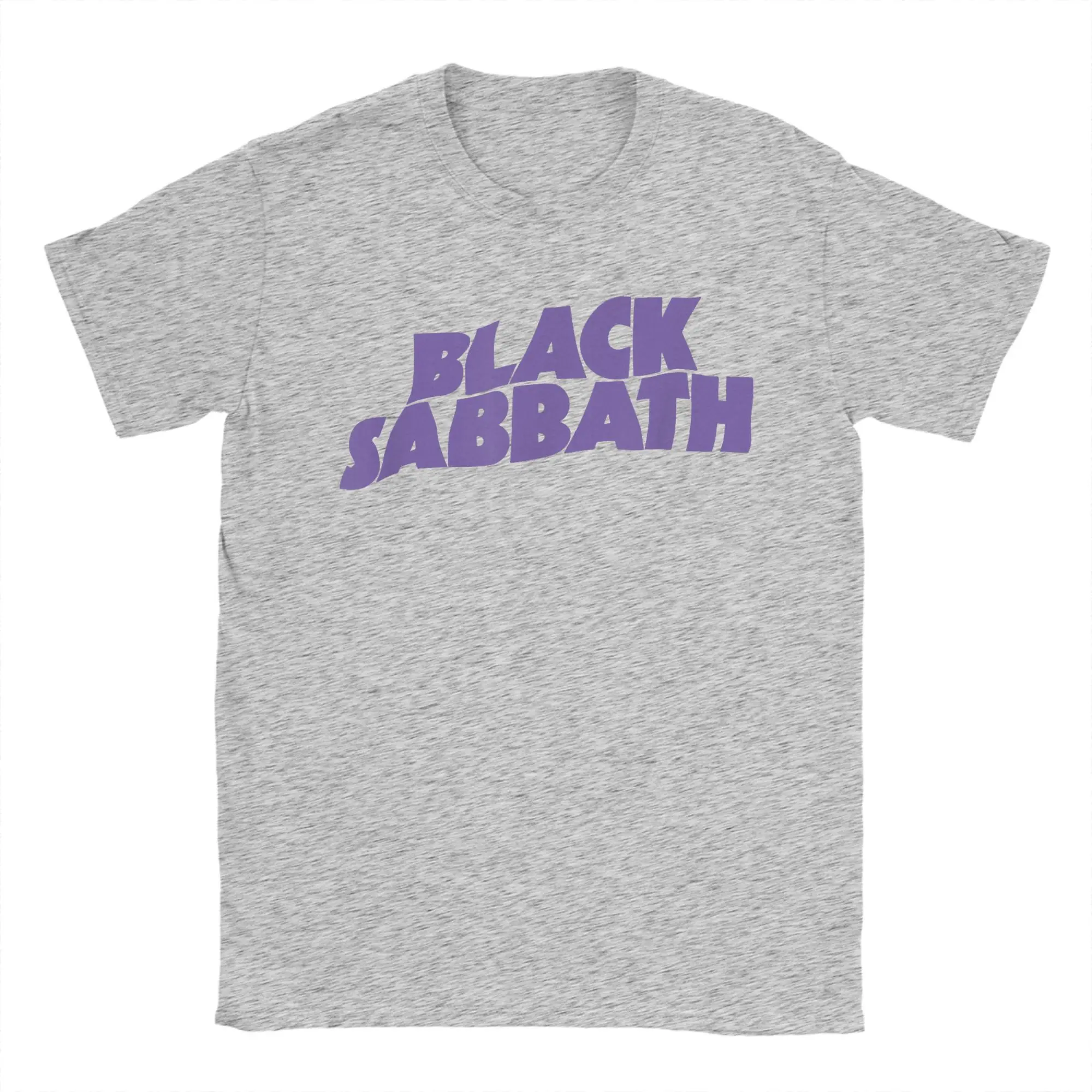 Vintage Inspired Black Sabbath Graphic Tee - Purple Logo, 100% Cotton Leisure Shirt
