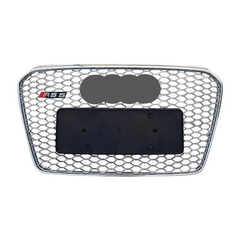

Body Parts Chrome Front Grill For 2012-2016 Audi A5 B8.5 Facelift Silver Honeycomb RS5 Hood Grille