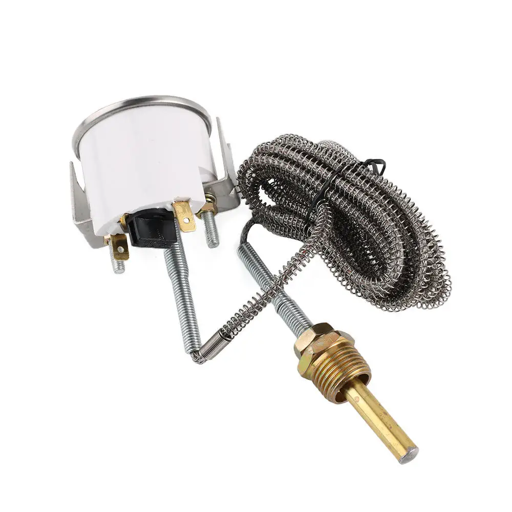 2인치 52mm 자동차 개조용 기계식 수온계 40-120 ℃ /100-250 ℉   12V NPT 1/2 전기 장비 제품